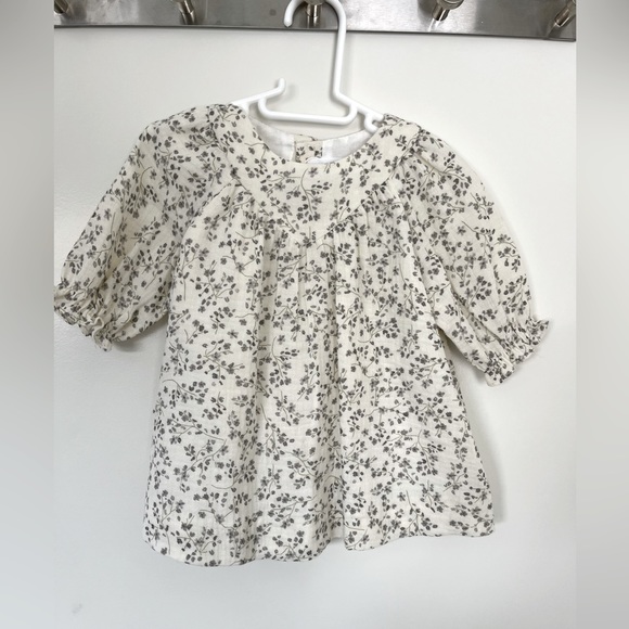NWOT Zara textured floral dress 9-12Months - Picture 1 of 5